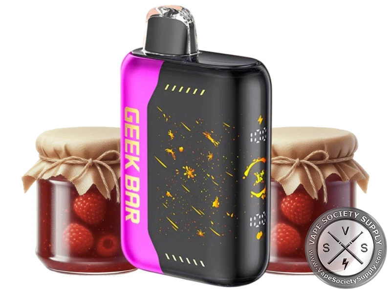 Geek Bar Pulse X Disposable Vape _ 25K Puffs Raspberry Jam-1