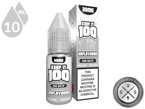 Unflavored KEEP IT 100 BAR SALT 1