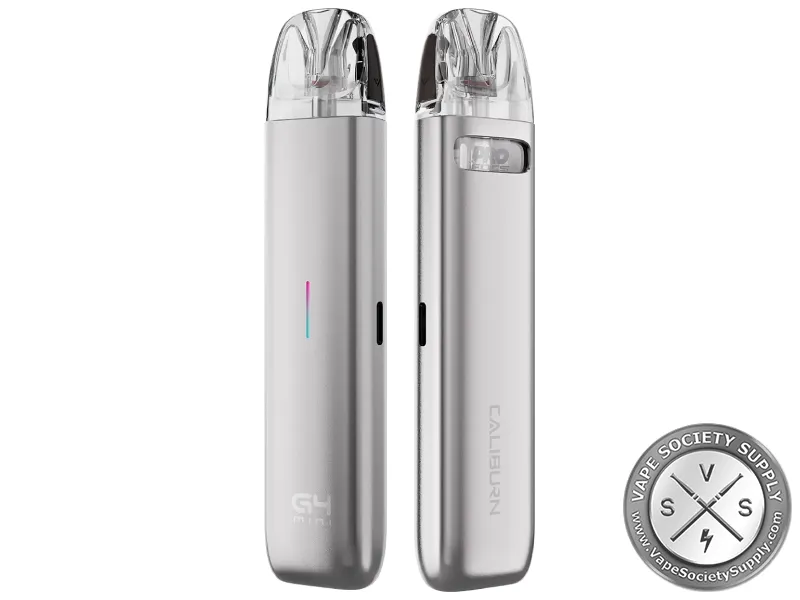 Caliburn G4 Mini Pod Kit Light Silver