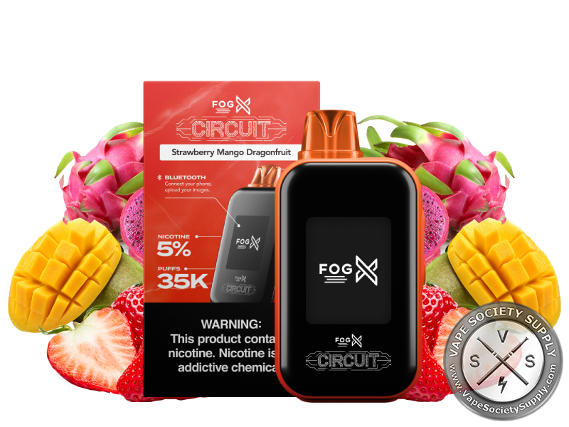 FOG X CIRCUIT 35k Disposable Strawberry Mango Dragon fruit