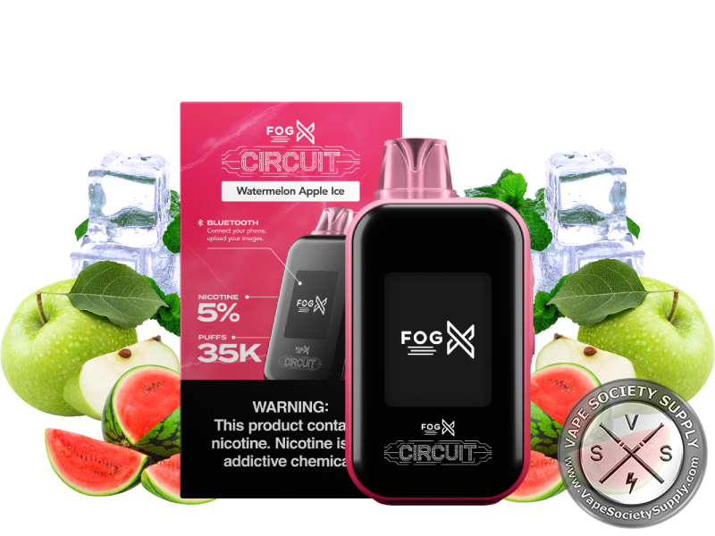 FOG X CIRCUIT 35k Disposable Watermelon Apple Ice