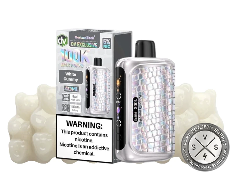 White gummy candy vape flavor