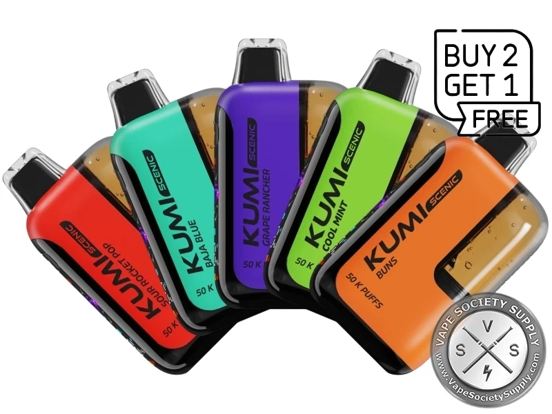 KUMI Scenic 50K Disposable Vape Buy 2 Get 1 Free