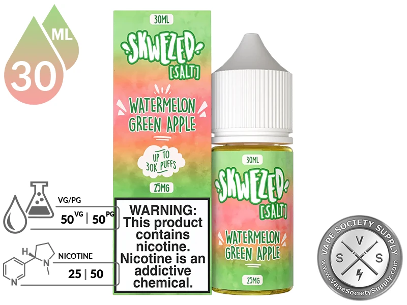 Watermelon Green Apple SKWEZED SALT
