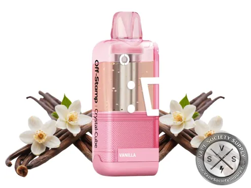 Off Stamp X-Cube Crystal Disposable Pod _ 35k Puffs Vanilla