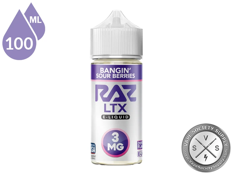 Bangin Sour Berries | Pod Juice x RAZ LTX E-Liquid