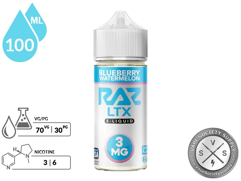 Blueberry Watermelon _ Pod Juice x RAZ LTX E-Liquid