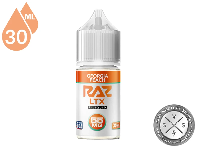 Georgia Peach Pod Juice x RAZ LTX Salt