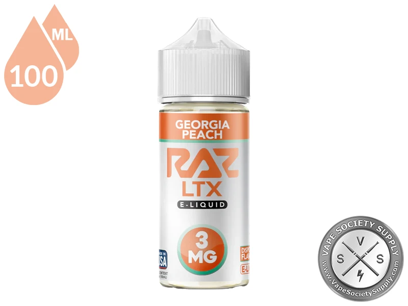 Georgia Peach | Pod Juice x RAZ LTX E-Liquid