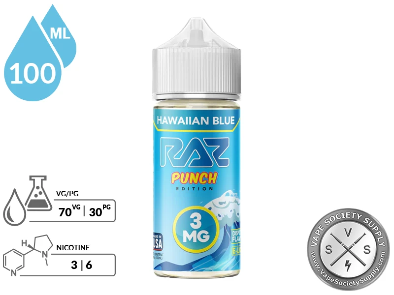 Hawaiian Blue _ Pod Juice x RAZ Punch E-Liquid