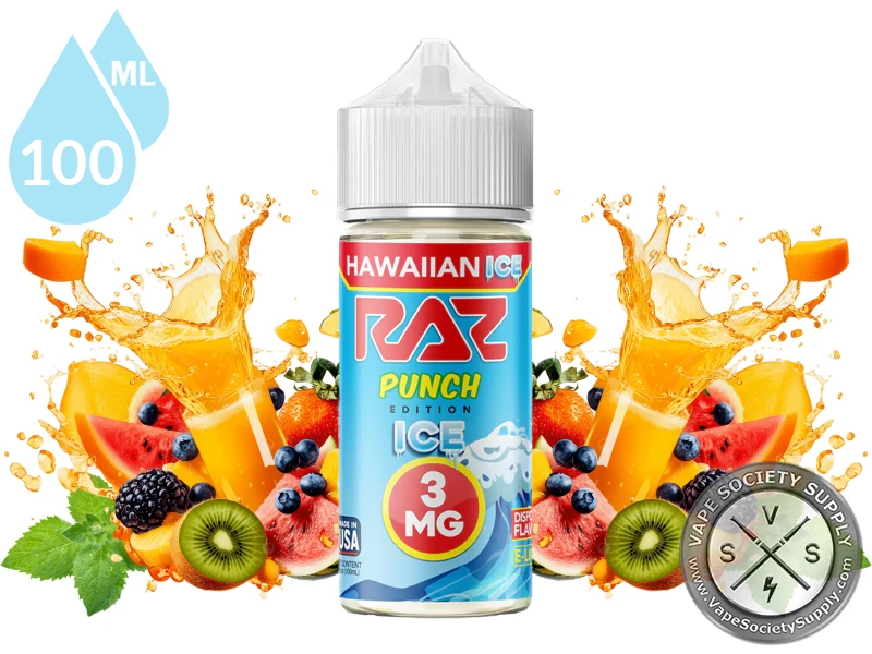 Hawaiian Ice _ Pod Juice x RAZ Punch E-Liquid