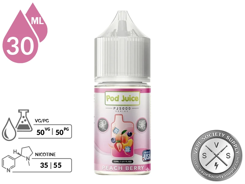 Peach Berry POD JUICE SALT PJ5000