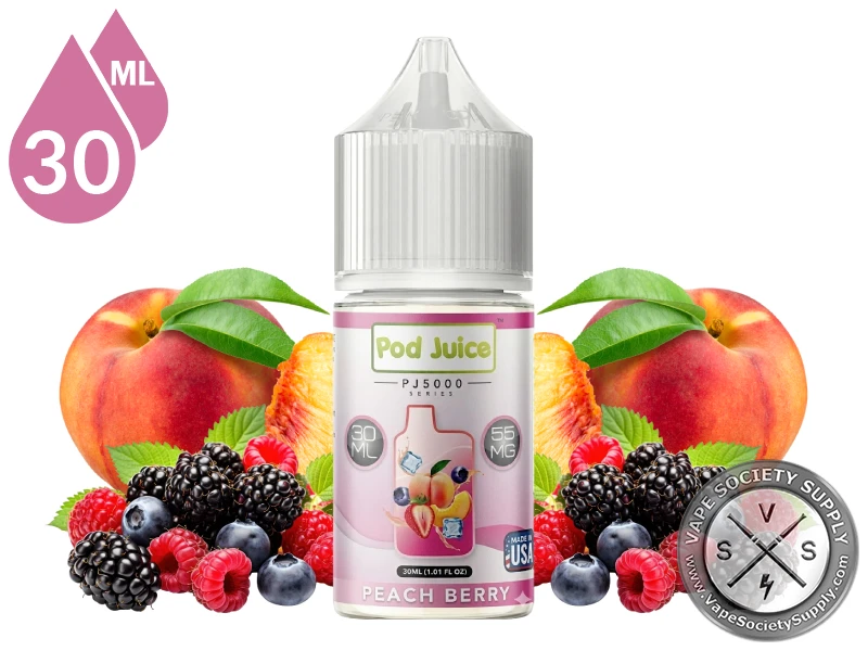 Peach Berry POD JUICE SALT PJ5000