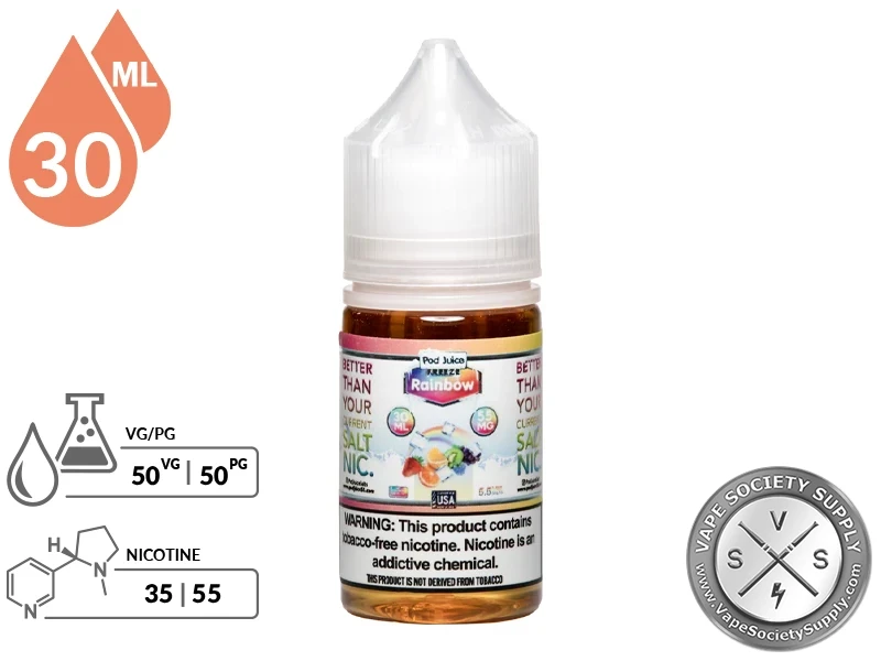 Rainbow Freeze POD JUICE SALT.webp
