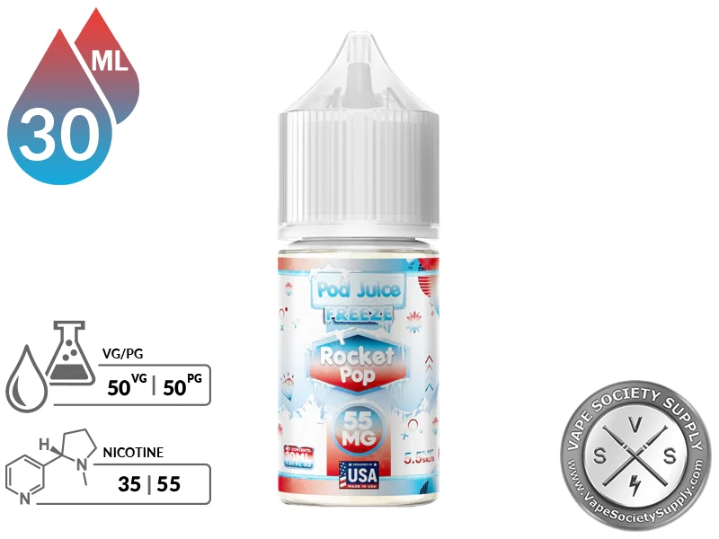Rocket Pop Freeze POD JUICE SALT