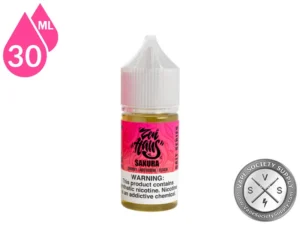 Sakura Zen Haus Salt 30ml nicotine salt vape juice featuring cherry, nectarine, and peach flavor.