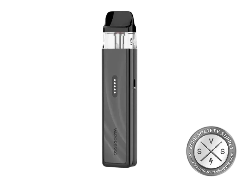 Vaporesso XROS 6 MINI Pod System in Black with 1600mAh battery and XROS pod compatibility.