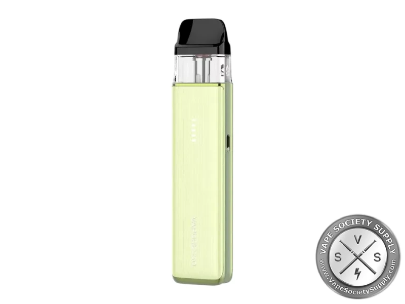 Vaporesso XROS 6 MINI Pod System in Jelly Green with 1600mAh battery and XROS pod compatibility.