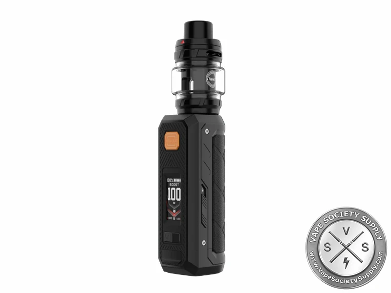 Vaporesso ARMOUR ULTRA Kit in Obsidian Black with 100W output and iTank T.