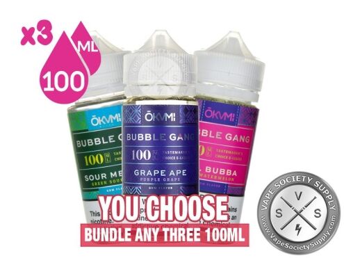 Bubble Gang Bundle by Okami 300 ml (100mlx3)