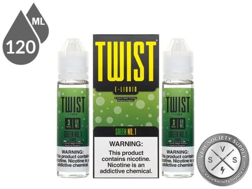 Twist 120ml Green No 1 E Liquid