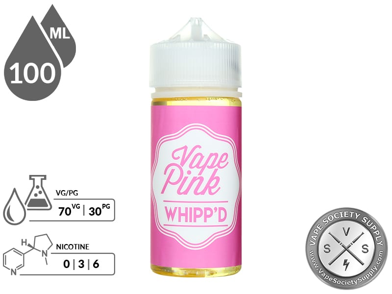 Vape Pink 100ml Whippd Vape Juice