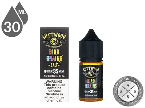 Cuttwood Salt 30ml Bird Brains EJuice