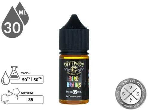 Cuttwood Salt 30ml Bird Brains E Liquid