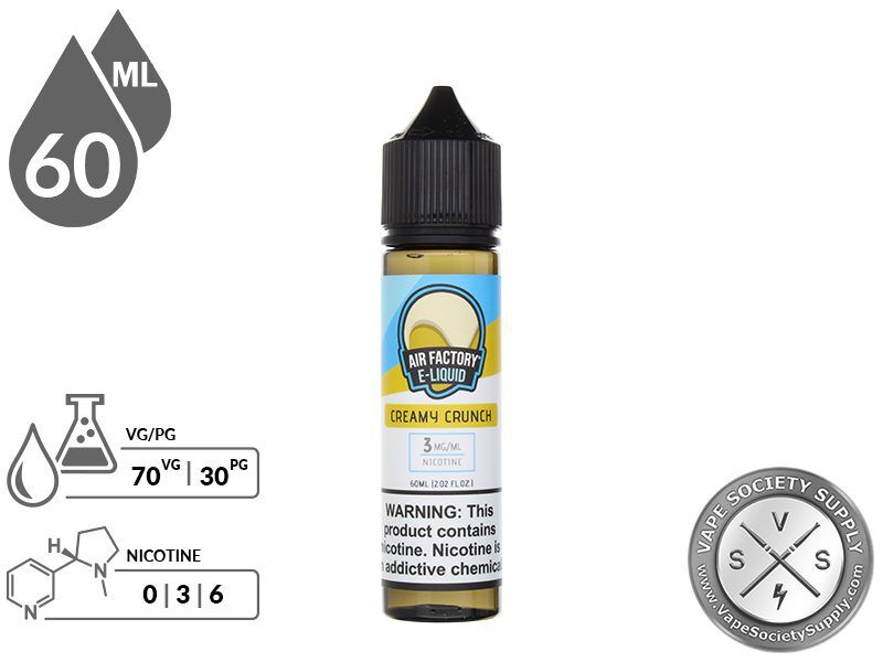 Air Factory 60ml Creamy Crunch E Liquid