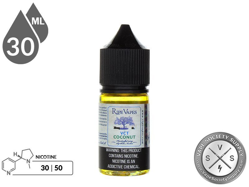 Ripe Vape Synthetic Salt 30ml VCT Coconut E Liquid
