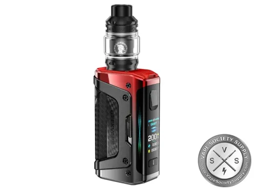 GeekVape Aegis Legend 5 200W Dual 18650 Starter Kit Turbo Red