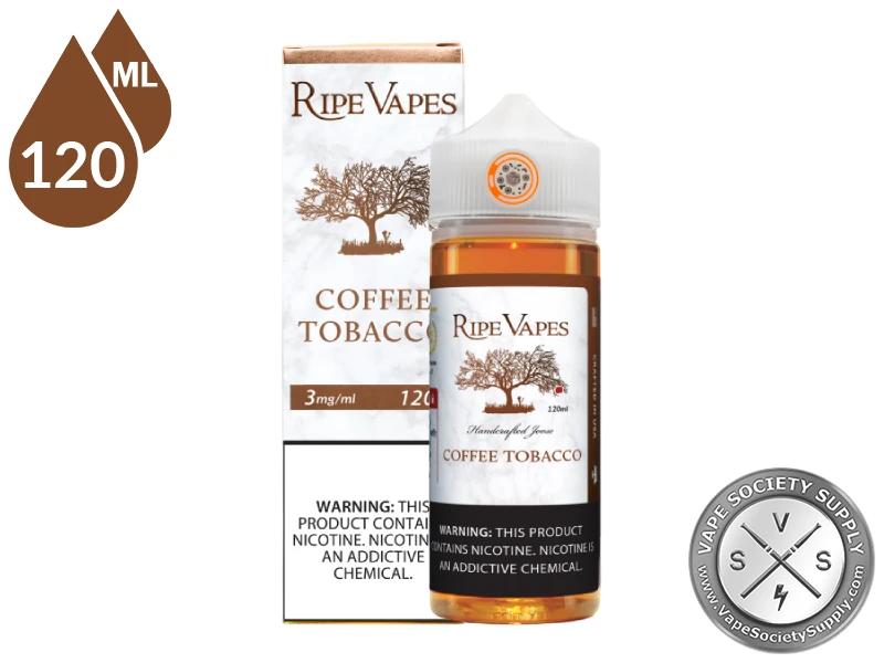 Coffee Tobacco Ripe Vapes Handcrafted Saltz