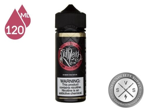 EZ Duz It Ruthless Vapor 120ml bottle, front view