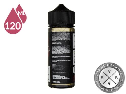 EZ Duz It Ruthless Vapor 120ml bottle, side view