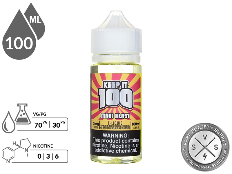 Keep It 100 100ml Maui Blast Vape Juice