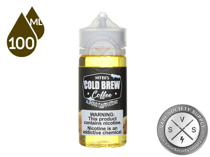 Nitro’s Cold Brew Coffee Almond Cappuccino 100ML Eliquid