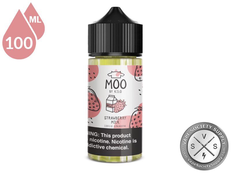 Strawberry Milk By Moo E-Liquids 100ml