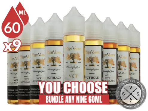 Ripe Vapes E-Juice Bundle 9 60ml (540ml)