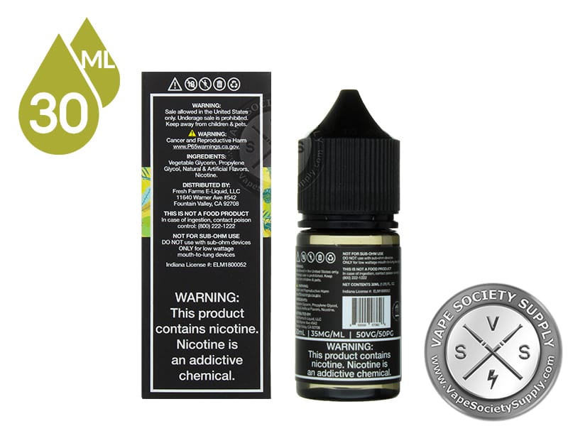 Pineapple Citrus Twist Salt - Fruitia by Fresh Farms E-Liquid 30ml