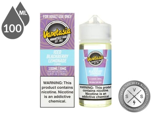Iced Vapetasia 100ml Blackberry Lemonade E Juice