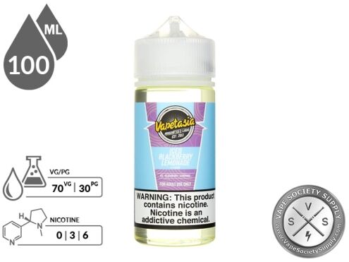 Iced Vapetasia 100ml Blackberry Lemonade