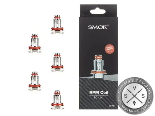 SMOK RPM Replacement Coils 5PCS SC 1.0ohm