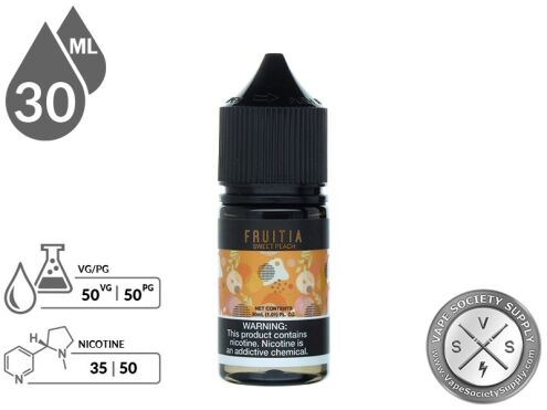 Fruitia Salts 30ml Sweet Peach EJuice