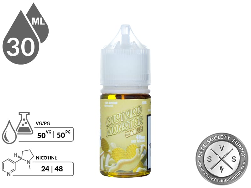 Custard Monster Salts 30ml Vanilla Liquids