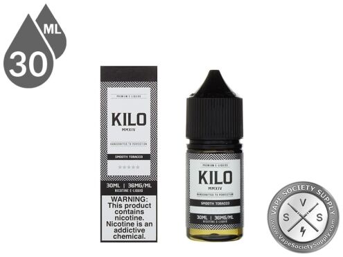 Kilo Salt 30ml Smooth Tobacco E Juice