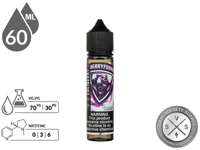 Berryfornia 60ml Caliberry EJuice