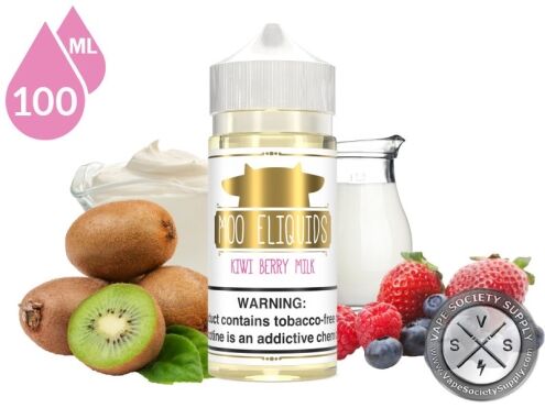 Kiwi Berry Milk By Moo E-Liquids