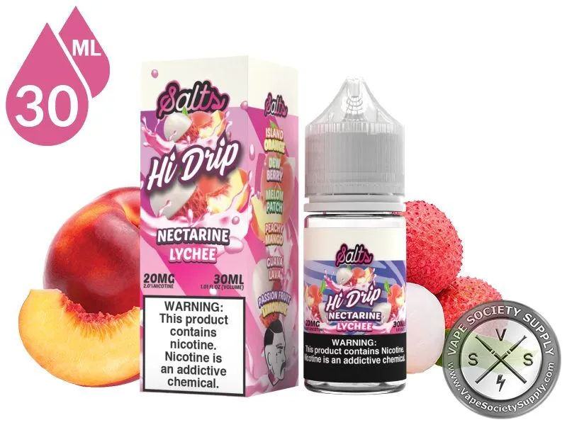 Nectarine Lychee HI DRIP SALT