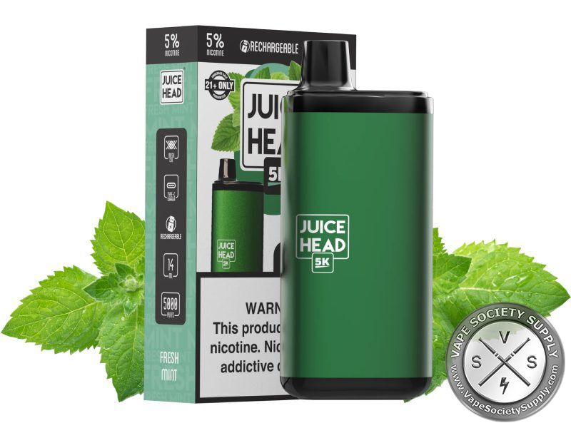 JUICE HEAD 5k DISPOSABLE 5000 PUFF Fresh Mint