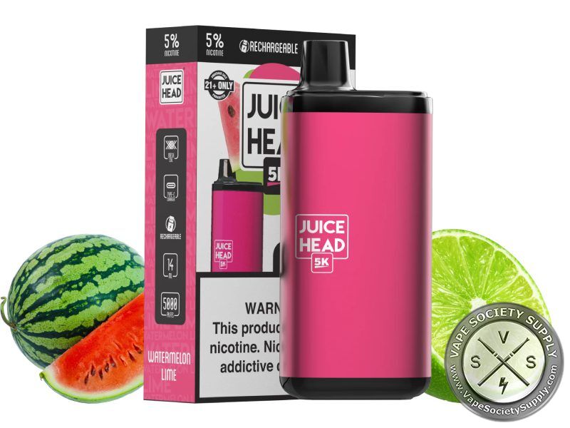 JUICE HEAD 5k DISPOSABLE 5000 PUFF Watermelon Lime